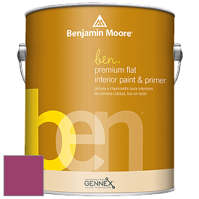 Benjamin Moore Ben W625 Premium Interior Latex Flat краска цвет 2077-20 Gypsy Pink