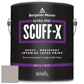 Benjamin Moore 484 Ultra Spec SCUFF-X Interior Matte Finish краска цвет 2109-50 Elephant Gray