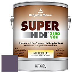 Benjamin Moore 355 Super Hide Zero Voc Interior Flat краска цвет 2072-30 Purple Lotus