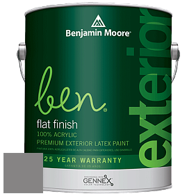 Benjamin Moore Ben 541 Waterborne Exterior Flat Finish краска цвет AF-705 