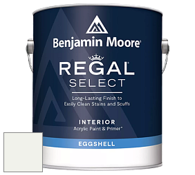 Benjamin Moore 549 Regal Select Waterborne Interior Eggshell Finish краска цвет 2121-70 Chantilly Lace