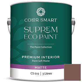 Краска COLOR SMART CS 619 SUPREM ECO PAINT матовая краска цвет 2101-30 Warm Brownie