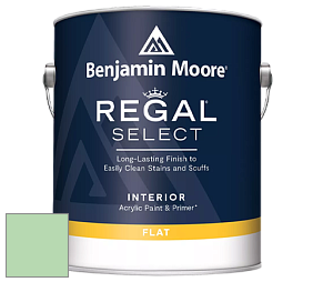 Benjamin Moore 547 Regal Select Waterborne Interior Flat Finish краска цвет RAL 6019 