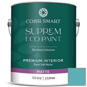Краска COLOR SMART CS 619 SUPREM ECO PAINT матовая краска цвет 753 Santa Clara