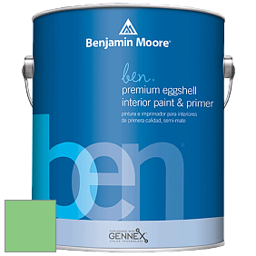 Benjamin Moore Ben W626 Premium Interior Latex Eggshell краска цвет 2033-40 Lime Tart