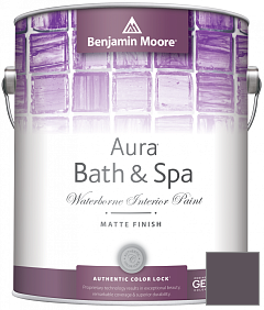 Краска Benjamin Moore Aura Bath & Spa Interior Paint Matte Finish (532) цвет AF-645 