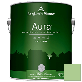Краска Aura Waterborne Exterior Flat Finish (629) цвет 550 Paradise Hills Green