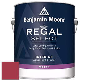 Benjamin Moore 548 IRegal Select Interior Paint - Matte краска цвет 2086-10 Exotic Red
