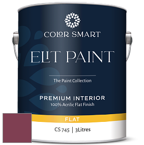 COLOR SMART CS 745 ELIT PAINT глубокоматовая моющаяся краска цвет NCS S 4050-R20B 