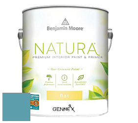 Benjamin Moore 514 Natura Interior Semi-Gloss Finish краска цвет 2057-40 Ash Blue