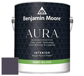Benjamin Moore Aura 528 Waterborne Interior Semi-gloss Finish краска цвет 2070-20 Plum Royale