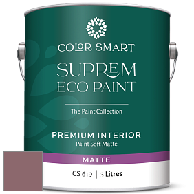 COLOR SMART CS 619 SUPREM ECO PAINT матовая краска цвет NCS S 5020-R10B 