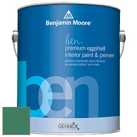 Benjamin Moore Ben W626 Premium Interior Latex Eggshell краска цвет 2040-30 Very Green