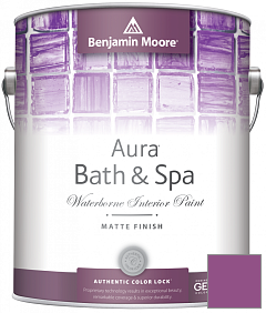 Краска Benjamin Moore Aura Bath & Spa Interior Paint Matte Finish (532) цвет 2074-30 Twilight Magenta
