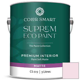 Краска COLOR SMART CS 619 SUPREM ECO PAINT матовая краска цвет 2085-70 Baby Pink