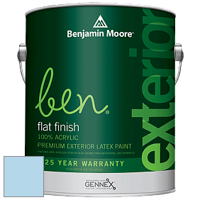 Benjamin Moore Ben 541 Waterborne Exterior Flat Finish краска цвет 2063-60 Sapphireberry