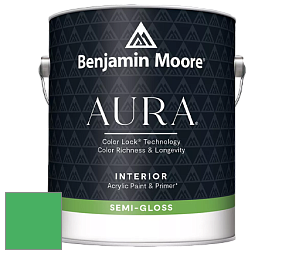 Benjamin Moore Aura 528 Waterborne Interior Semi-gloss Finish краска цвет NCS S 1070-G10Y 