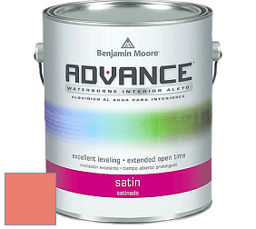 Benjamin Moore 792 Advance Interior Paint-Satin эмаль цвет 005 Tucson Coral