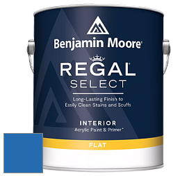 Benjamin Moore 547 Regal Select Waterborne Interior Flat Finish краска цвет NCS S 2565-R80B 