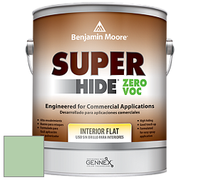 Benjamin Moore 355 Super Hide Zero Voc Interior Flat краска цвет 2034-50 Acadia Green