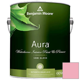 Краска Aura Waterborne Interior Semi-gloss Finish (528) цвет 2002-50 Tickled Pink