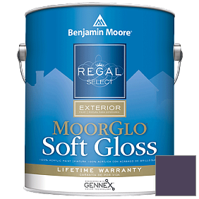 Краска Regal Select Exterior Paint-Moor GloSoft Gloss Finish (W096) цвет 2071-10 Exotic Purple