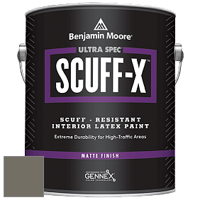 Benjamin Moore 484 Ultra Spec SCUFF-X Interior Matte Finish краска цвет 2139-30 Sharkskin