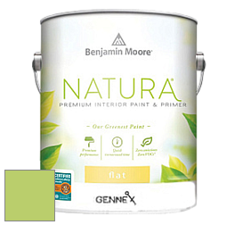 Benjamin Moore 514 Natura Interior Semi-Gloss Finish краска цвет 418 Willow Springs Green