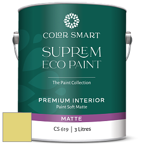 COLOR SMART CS 619 SUPREM ECO PAINT матовая краска цвет 396 Chic Lime