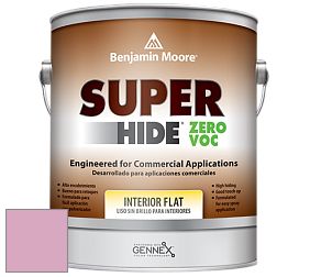 Benjamin Moore 355 Super Hide Zero Voc Interior Flat краска цвет 2085-50 Strawberry