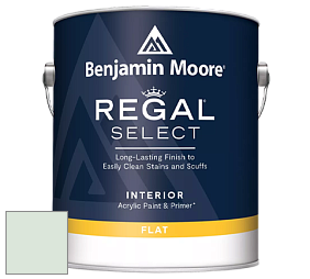 Benjamin Moore 547 Regal Select Waterborne Interior Flat Finish краска цвет 624 Bath Salts
