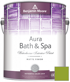 Краска Benjamin Moore Aura Bath & Spa Interior Paint Matte Finish (532) цвет 2028-20 Douglas Fir