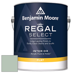 Benjamin Moore 547 Regal Select Waterborne Interior Flat Finish краска цвет NCS S 2010-G10Y 