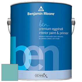Benjamin Moore Ben W626 Premium Interior Latex Eggshell краска цвет NCS S 2030-B40G 