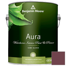 Краска Aura Waterborne Interior Semi-gloss Finish (528) цвет 2083-10 Raisin Torte