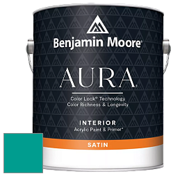Benjamin Moore Aura 526 Waterborne Interior Satin Finish покрытие цвет NCS S 2555-B60G 