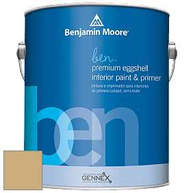 Benjamin Moore Ben W626 Premium Interior Latex Eggshell краска цвет 256 Westwood Tan