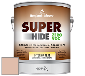 Benjamin Moore 355 Super Hide Zero Voc Interior Flat краска цвет 1205 Apricot Beige