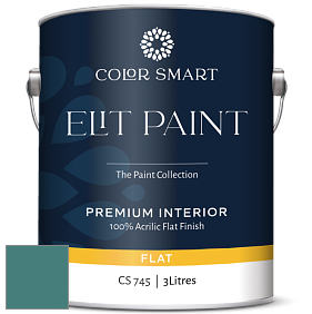 COLOR SMART CS 745 ELIT PAINT глубокоматовая моющаяся краска цвет 2049-30 Teal Ocean
