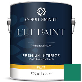 Краска COLOR SMART CS 745 ELIT PAINT глубокоматовая моющаяся краска цвет 2046-20 Garden Green