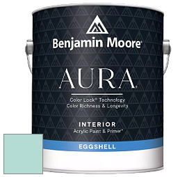 Benjamin Moore Aura 524 Waterborne Interior Eggshell Finish краска цвет 667 Maritime Blue