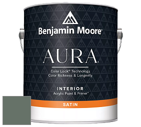 Benjamin Moore Aura 526 Waterborne Interior Satin Finish покрытие цвет NCS S 6010-G10Y 