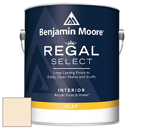Benjamin Moore 547 Regal Select Waterborne Interior Flat Finish краска цвет 898 Country White