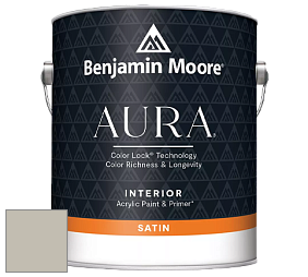 Benjamin Moore Aura 526 Waterborne Interior Satin Finish покрытие цвет 1486 Winterwood
