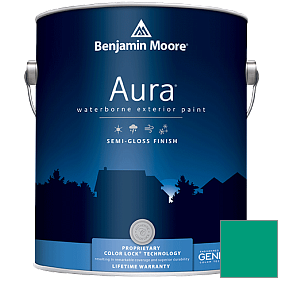Краска Aura Waterborne Exterior Semi-Gloss Finish (632) цвет 616 Garden View