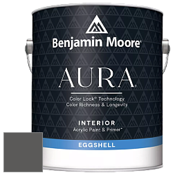 Benjamin Moore Aura 524 Waterborne Interior Eggshell Finish краска цвет 2134-30 Iron Mountain