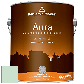 Benjamin Moore Aura 634 Waterborne Exterior Low Lustre Finish краска цвет 2035-60 Leisure Green