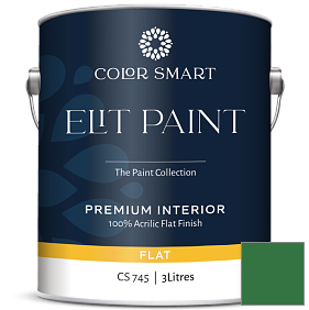 Краска COLOR SMART CS 745 ELIT PAINT глубокоматовая моющаяся краска цвет 2037-10 Amazon Moss