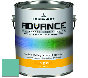 Benjamin Moore 794 Advance Interior Paint-High Gloss глянцевая алкидная эмаль цвет 2043-40 Egyptian Green