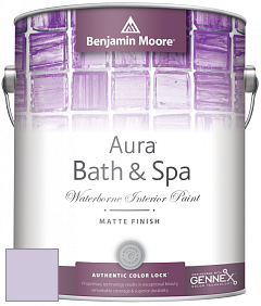 Benjamin Moore Aura 532 Bath & Spa Waterborne Interior Paint Matte Finish краска цвет NCS S 1020-R50B 